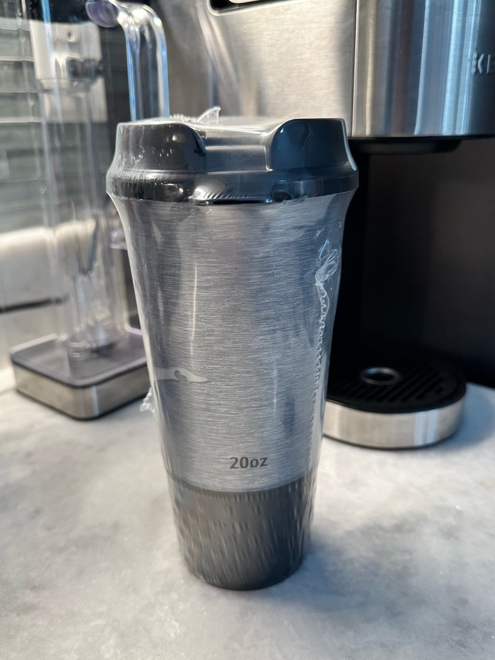 Wawa Official 20oz Insulated Gray and Black Travel Tumbler - Picture 2 of 7
